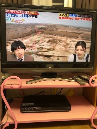 3点まとめ売り　SHARP AQUOS 32型液晶TV\u0026テレビ台\u0026SHARPブルーレイレコーダー　セット