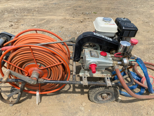オリンピア動力噴霧機SN-30型セット、エンジン本田GX120中古4馬力