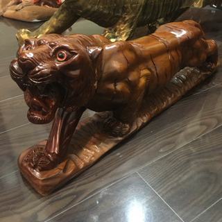 木彫りの虎！美品！