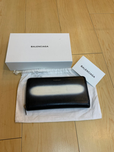 【美品SAランク✨】バレンシアガ　スプレー　ラウンドファスナー　長財布