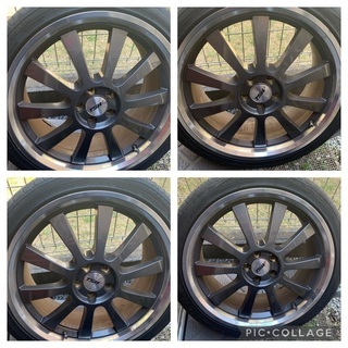 ● タイヤアルミ４本　225/40R18●の画像