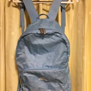 【値下げしました！】アディダス　ナップサック水色