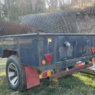 牽引 荷台 多目的カーゴトレーラー カスタム 希少 キャンプ 運搬 配達の画像