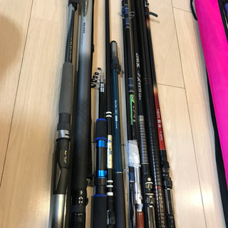 【決まりました】釣竿まとめ　24本セット　ジャンク品　海釣り/川釣り/遠投用含むの画像