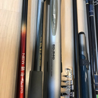 【決まりました】釣竿まとめ　24本セット　ジャンク品　海釣り/川釣り/遠投用含むの画像
