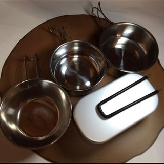 キャンプグッズ■ 4点セット 新品 メスティン シェラカップ ク...