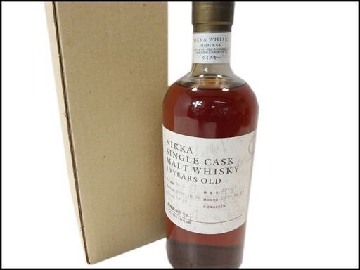 希少/ニッカ◇SINGLE CASK MALT WHISKY 10 YEARS OLD/北海道余市モルト◇ニッカウイスキー/59.2％/750ml
