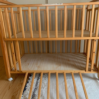★お取引き中です★ベビーベッドの画像