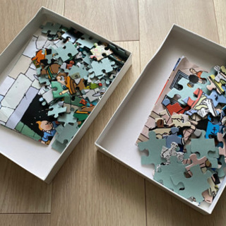 終了:ビンテージ・タンタンのビンテージ・ジグソーパズルの画像