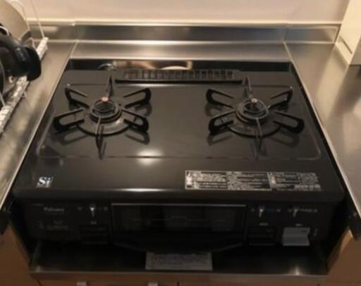 パロマ2口ガスコンロIC-800B-R