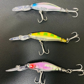 #釣具#バス釣り#シャッドルアー#フック付き#約8g#新品#計5本の画像