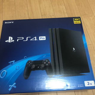 PS4 Pro 2TB CUH-7200ジェットブラック　新品未開封　新品スタンドセット