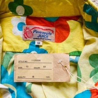 《終了》【新品】レディース用 アロハシャツPineapple juiceの画像