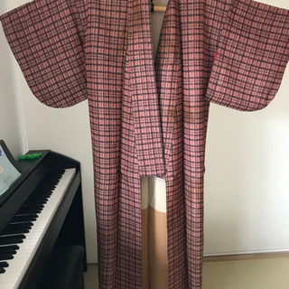 ピンク色着物