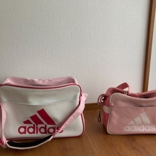⭐︎中古adidasバック　ピンク色(２つセット)⭐︎