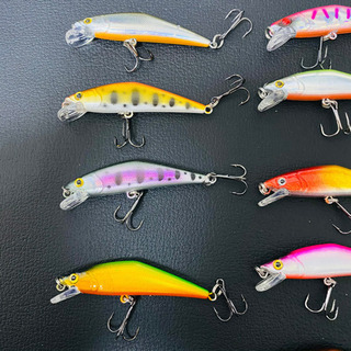 #釣具#バス釣り#ミノ#ルアー#フック付き#約5.5g#新品#計18本の画像
