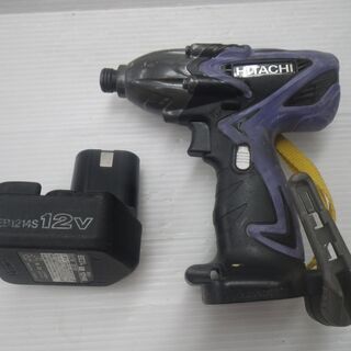 HITACHI 日立 日立工機 コードレスインパクトドライバ FWH12DC4  バッテリ付の画像