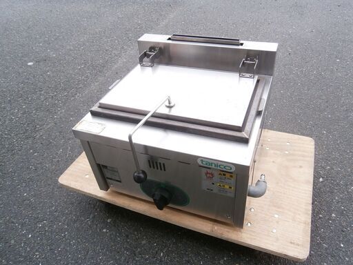 ☆中古品 タニコー 卓上餃子グリラー TCZ-4545G LPガス（プロパンガス） 餃子焼き機 2000年☆