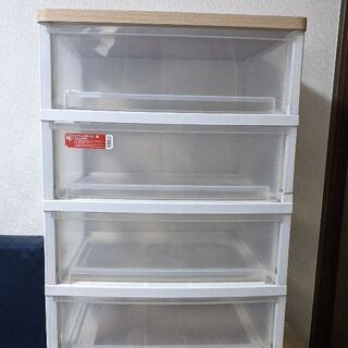 ウッドトップチェスト✕2