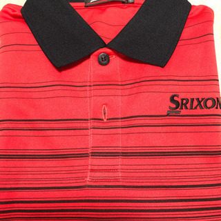 ☆☆SRIXON メンズ　赤　ゴルフウェア　長袖シャツ（LL）☆☆