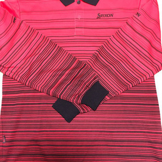 ☆☆SRIXON メンズ　赤　ゴルフウェア　長袖シャツ（LL）☆☆の画像