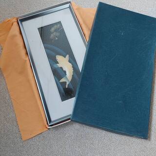 額縁/彫漆(中古品若干の汚れございます)の画像