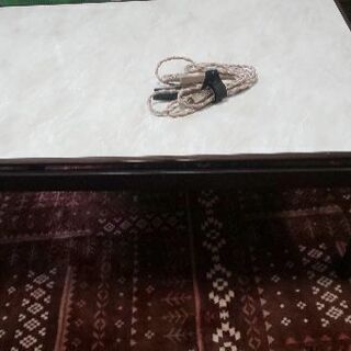 ０円 リバーシブル こたつ 長方形 約100×75