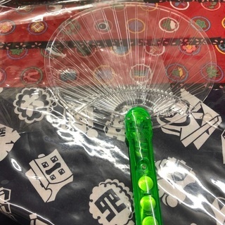 ひかるうちわ　ほたる　12本あります。セットでも１本でも　電池あ...