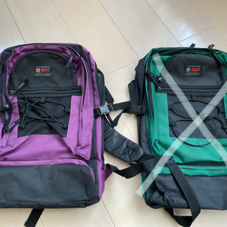 ②寝袋シュラフ・リュック＋おまけソックス付きの画像