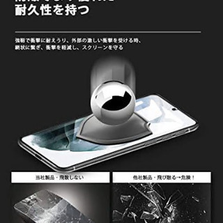 F52 【2枚セット】【指紋認証対応】TopACE for Galaxy S21 ガラスフィルム 日本旭硝子製 強化ガラス 液晶保護フィルム 気泡防止 自動吸着 防指紋 高透明度 ギャラクシーS21 5G SCG09 SC-51B 対応の画像
