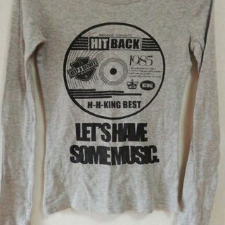 LOVE JUNKIE 長袖Tシャツ グレー