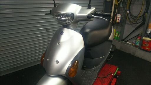 東京都板橋区高島平から　レッツ４ 整備済みでそのまま乗れます　4サイクルのモデルです 　原付き　原チャリ　50cc　スクーター 　安い　お買い得です