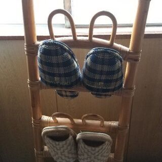 籐家具 スリッパラック