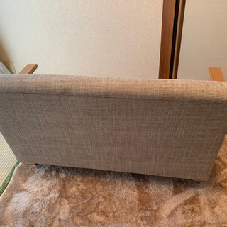 2人用ソファ（グレー）の画像