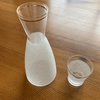 ガラス製　トックリ　おちょこ