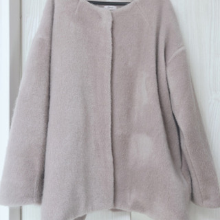 【flower】ノーカラーコートの画像