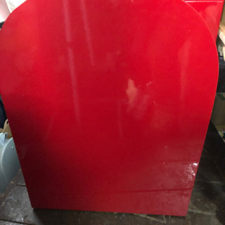 中古■ドレッサー■赤色■ナフコ■椅子下収納可能の画像