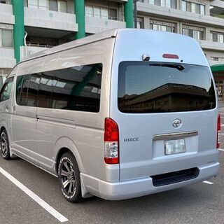 税不要！諸費用無料！走行5.5万km 車検令和4年1月 3型ハイエースバン スーパーロング 2.7L 2WD DXGLパッケージ ベッドキット付きトランポ ゆったり車中泊宴会OK 超レア美車ワンオーナーの画像