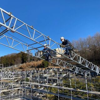 建設現場での組み立て・解体作業 ☆未経験大歓迎☆ 日払い週払い可能！ 