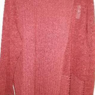 切り替えチュニック　セーター　　ダークワイン　