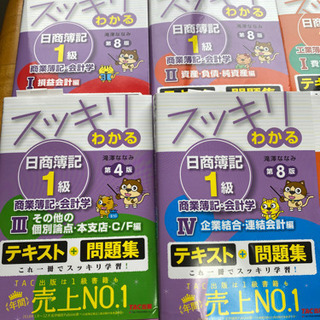 簿記一級　すっきりわかる全8冊　基本学習セットの画像