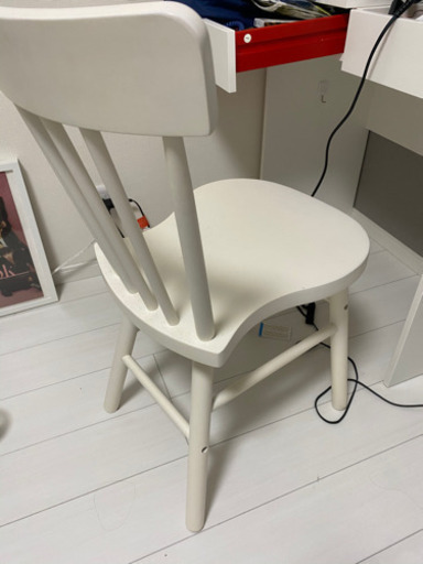IKEA ノッラリード 椅子 ホワイト