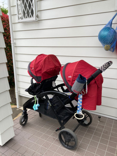年子のご家庭必見　2人乗りベビーカー