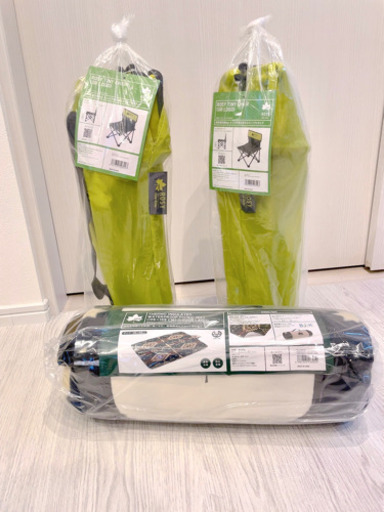 LOGOS ピクニックセット　チェア2脚　レジャーシート