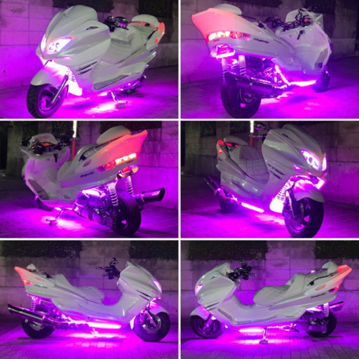 大人気オールホワイトカラー‼︎ 【YAMAHA マジェスティ】LEDレインボー‼︎