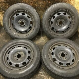 【PIRELLI P4 185/65R15】夏タイヤ【VW ポロ 純正ホイール 15インチ 6J5HPCD100+38】バリ溝 (VTH405) クレジットカード QR決済可能