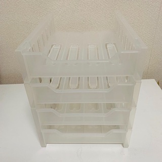 整理ケース デスク棚 4つセットの画像