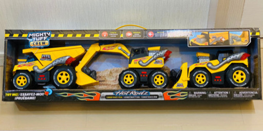 建設車両　3台セット　ライト＆サウンド　新品　未開封