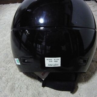 マルシン製　軽快なセミジェットヘルメット型 未使用品 フリーサイズ　精悍な黒の画像