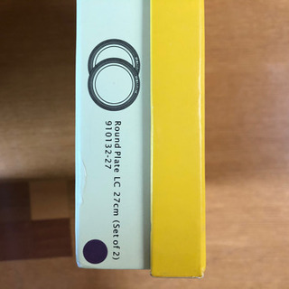 ル・クルーゼ　ラウンドプレート2枚組の画像